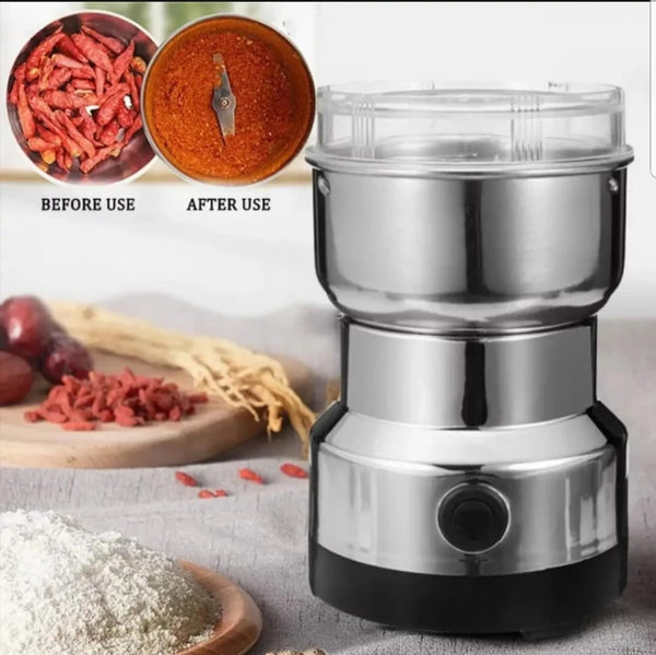 Mini Electric Grinder - Grinder Machine For Kitchen - Spice, Pepper, Coffee & Dry Masala