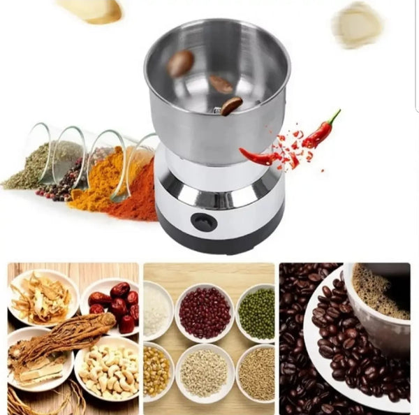 Mini Electric Grinder - Grinder Machine For Kitchen - Spice, Pepper, Coffee & Dry Masala