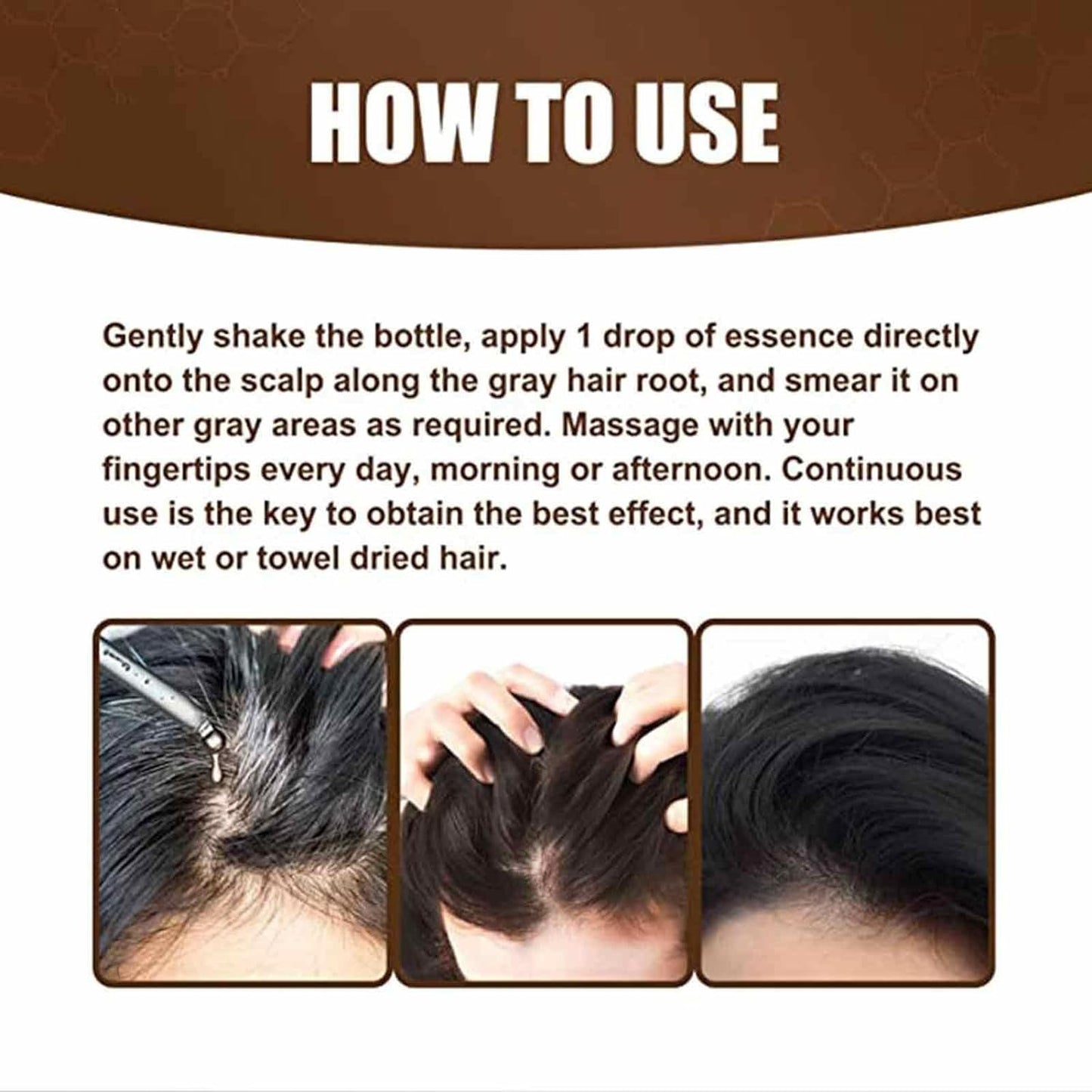 Organic Ganoderma Anti-Grey Hair Serum